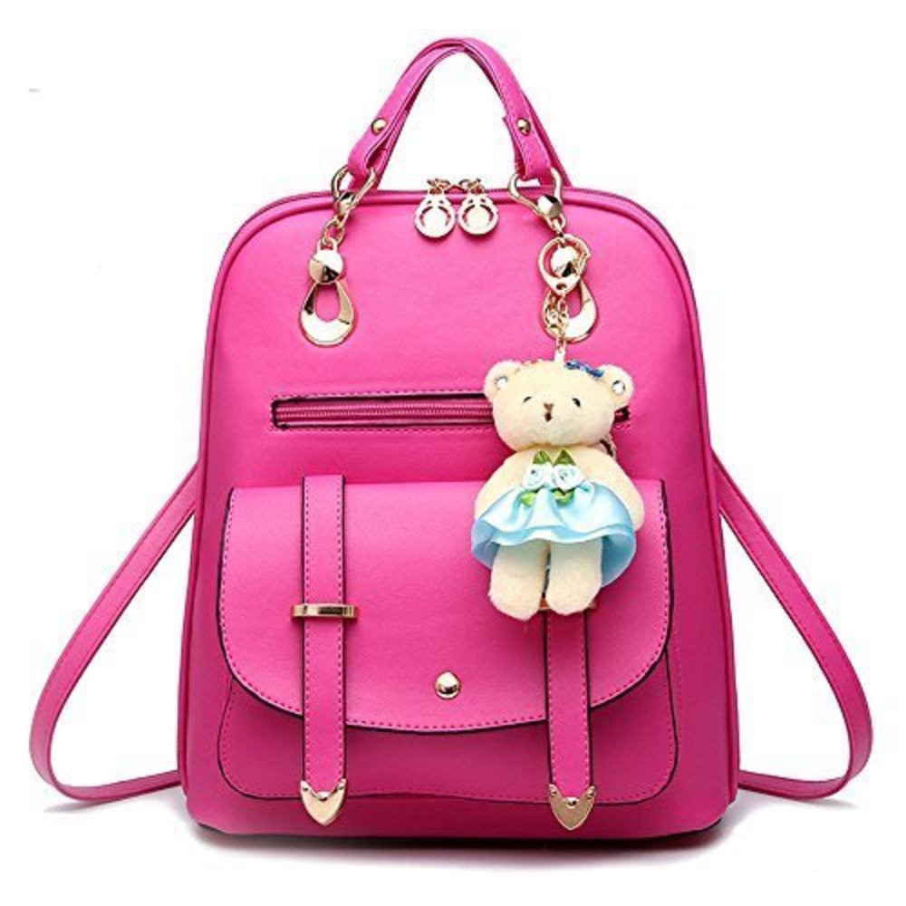 Vegan Leather Purse Backpack Mini Women Fashion Quilted Small Size Shoulder🕸